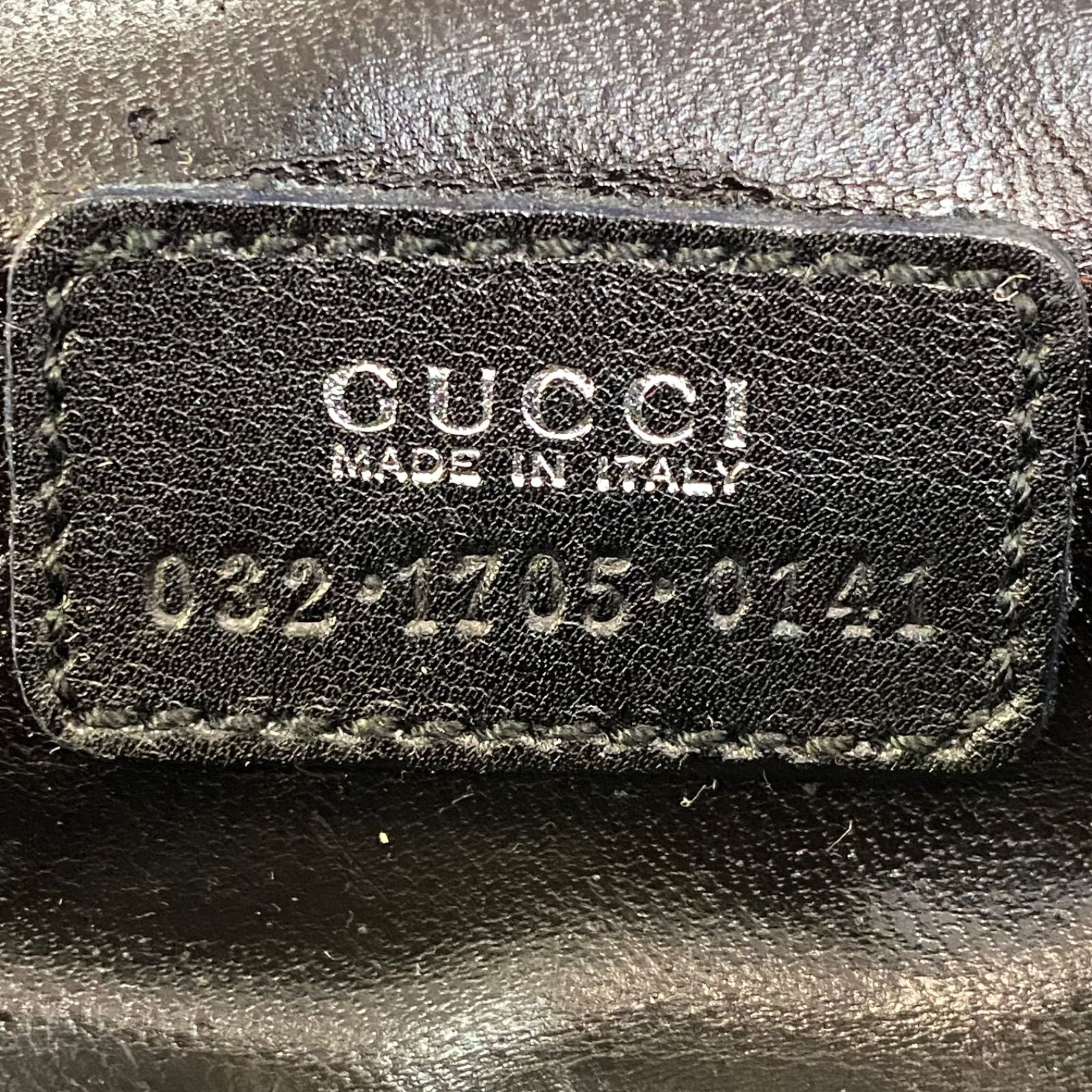Gucci Horsebit Hand Vanity Pouch Leather Black — view 9