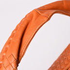 Bottega Veneta Hobo Intrecciato Leather Orange — view 7