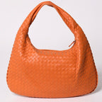 Bottega Veneta Hobo Intrecciato Leather Orange — view 2