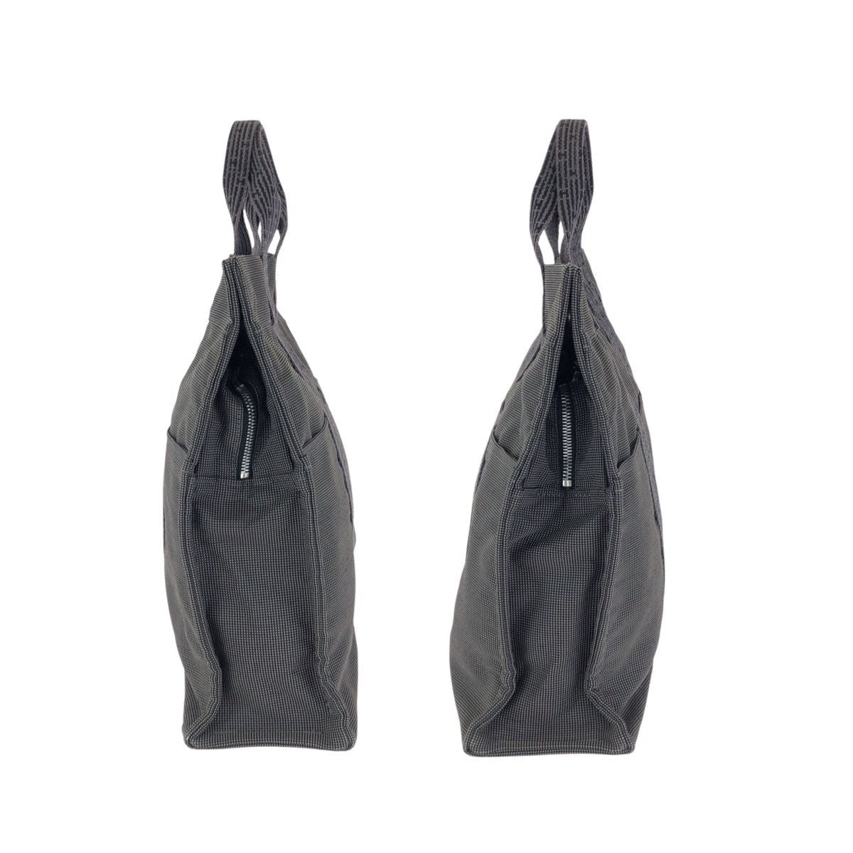 Hermes Her Line Gray Silver Polyamide Polyester Tote — view 7
