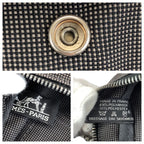 Hermes Her Line Gray Silver Polyamide Polyester Tote — view 4