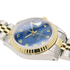 Rolex Datejust Computer Automatic Winding Watch YG SS Blue Dial — view 3