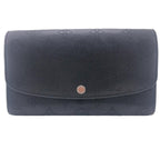 Louis Vuitton Portefeuille Iris Mahina Leather Wallet Black
