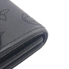 Louis Vuitton Portefeuille Iris Mahina Leather Wallet Black — view 3