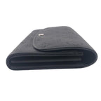 Louis Vuitton Portefeuille Iris Mahina Leather Wallet Black — view 5