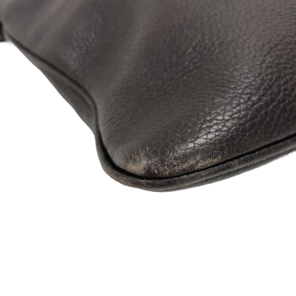 Gucci Leather Shoulder Bag Brown — view 4