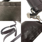 Gucci Leather Shoulder Bag Brown — view 7