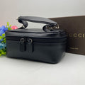 Gucci Horsebit Hand Vanity Pouch Leather Black