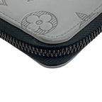 Louis Vuitton Vertical Zippy Wallet Monogram Shadow Leather Gray — view 4