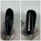 Celine Key Case 6 Keys Croco Leather Black Travel Car Key Holder — view 6