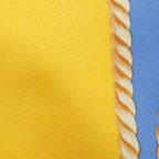Louis Vuitton Silk Yacht Pattern America's Cup Scarf Yellow Blue — view 9