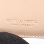 Bottega Veneta Tri Foldwallet Cassette Maxi Intreccia Baby Pink Leather — view 5