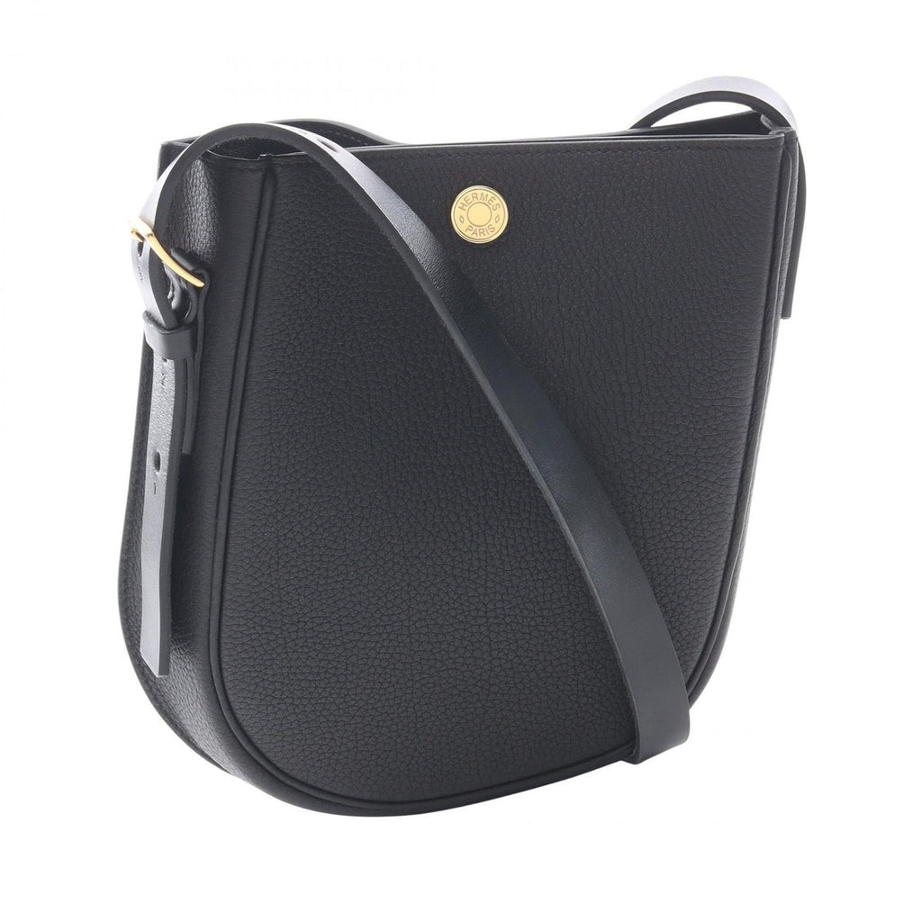 Hermes Shoulder Bag Perspective Cavalier Pochette Black