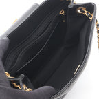 Chanel Shoulder Bag Quilted Black Lambskin Chain — view 3