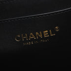 Chanel Shoulder Bag Quilted Black Lambskin Chain — view 4