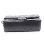 Chanel Shoulder Bag 2.55 Quilted Mademoiselle Chain Black Leather Double Flap — view 7