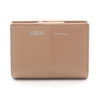 Loewe Bi Foldwallet Duet Compact Wallet Brown Leather