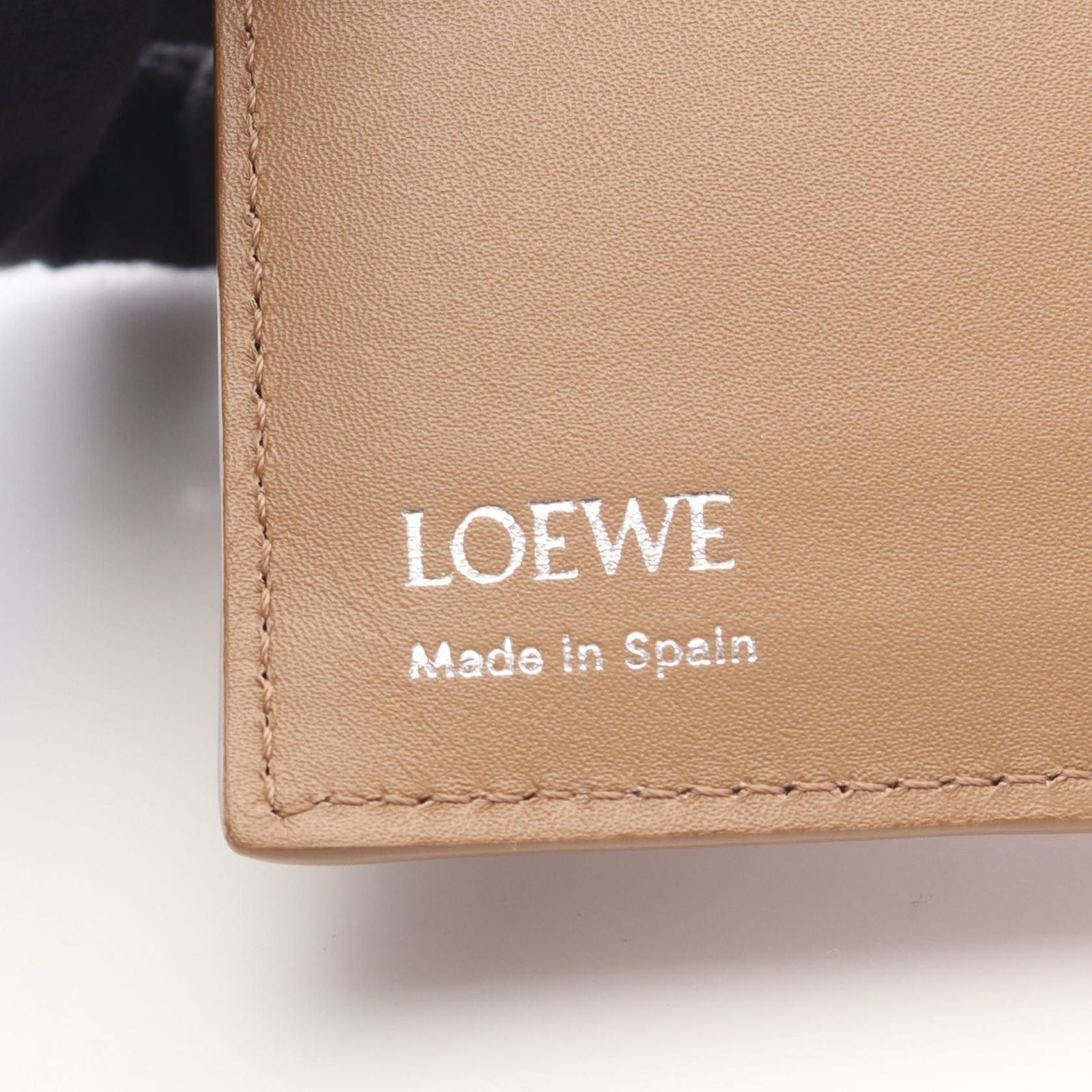 Loewe Bi Foldwallet Duet Compact Wallet Brown Leather — view 5
