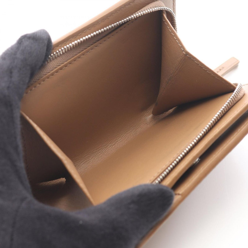 Loewe Bi Foldwallet Duet Compact Wallet Brown Leather — view 4