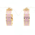 Louis Vuitton Earrings Nanogram Enamel Hoop — view 2