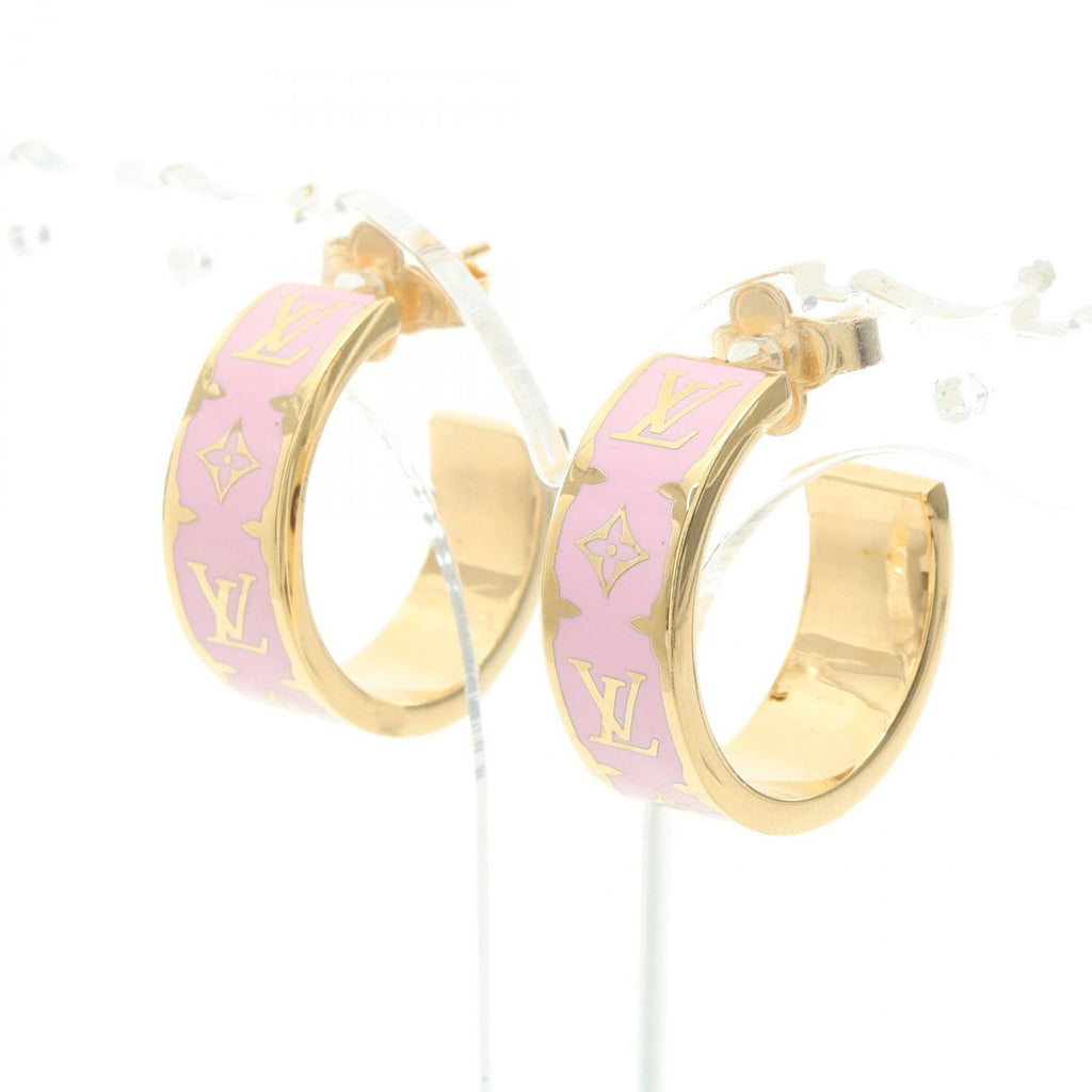 Louis Vuitton Earrings Nanogram Enamel Hoop