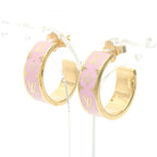 Louis Vuitton Earrings Nanogram Enamel Hoop