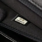 Chanel Handbag Quilted Top Handle Bag Black Caviar Leather — view 5