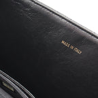 Chanel Handbag Quilted Top Handle Bag Black Caviar Leather — view 9