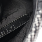 Chanel Boots CC Logo Tweet Pattern Snow Nylon Leather — view 7