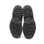 Chanel Boots CC Logo Tweet Pattern Snow Nylon Leather — view 4