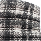 Chanel Boots CC Logo Tweet Pattern Snow Nylon Leather — view 9