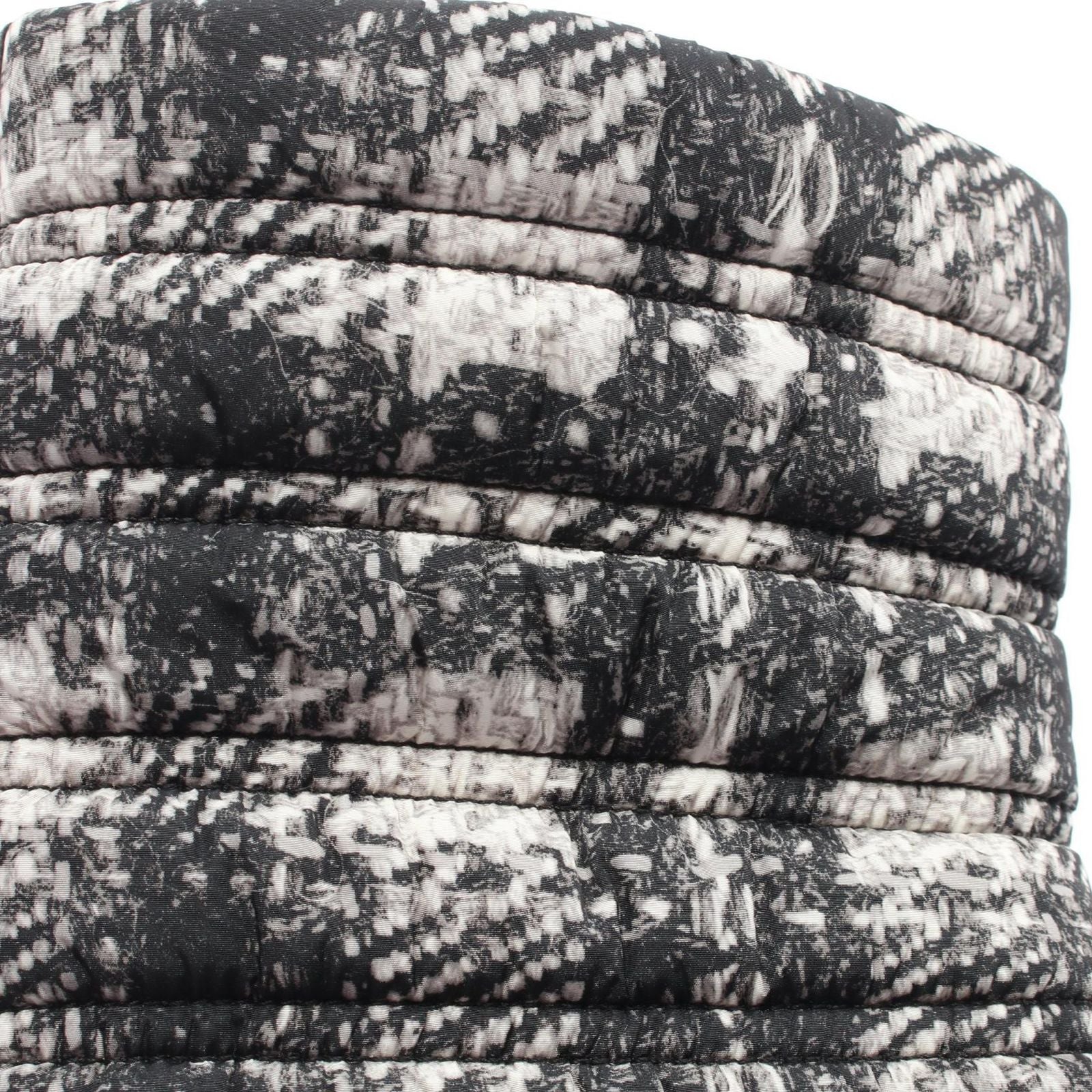 Chanel Boots CC Logo Tweet Pattern Snow Nylon Leather — view 9