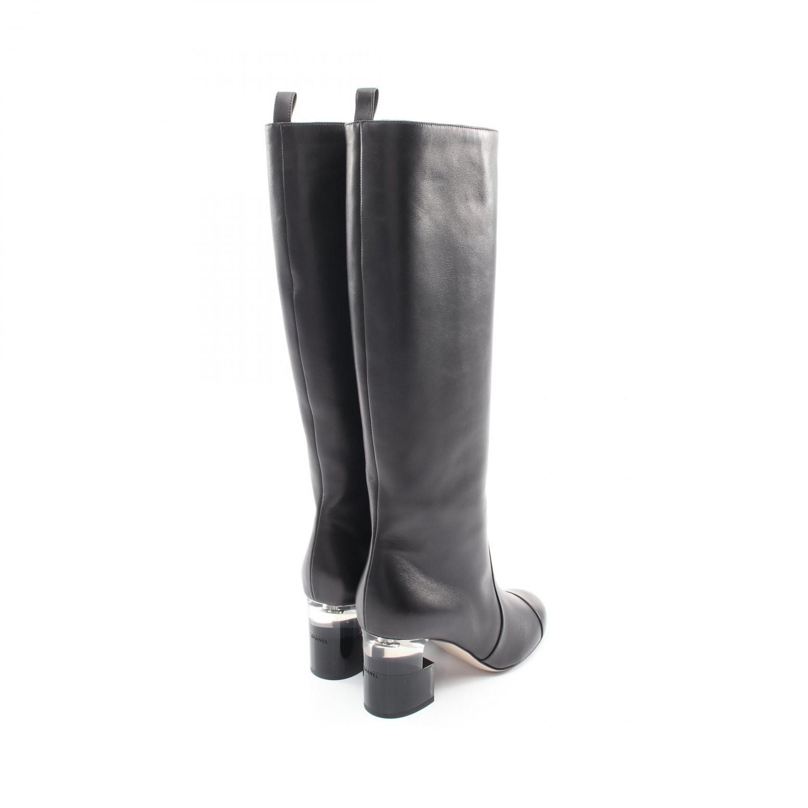 Chanel Boots Pearl Long Leather — view 2