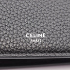 Celine Bi Foldwallet Black Leather Wallet — view 5