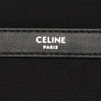 Celine Backpack Back Triomphe Black Leather Backpack — view 4