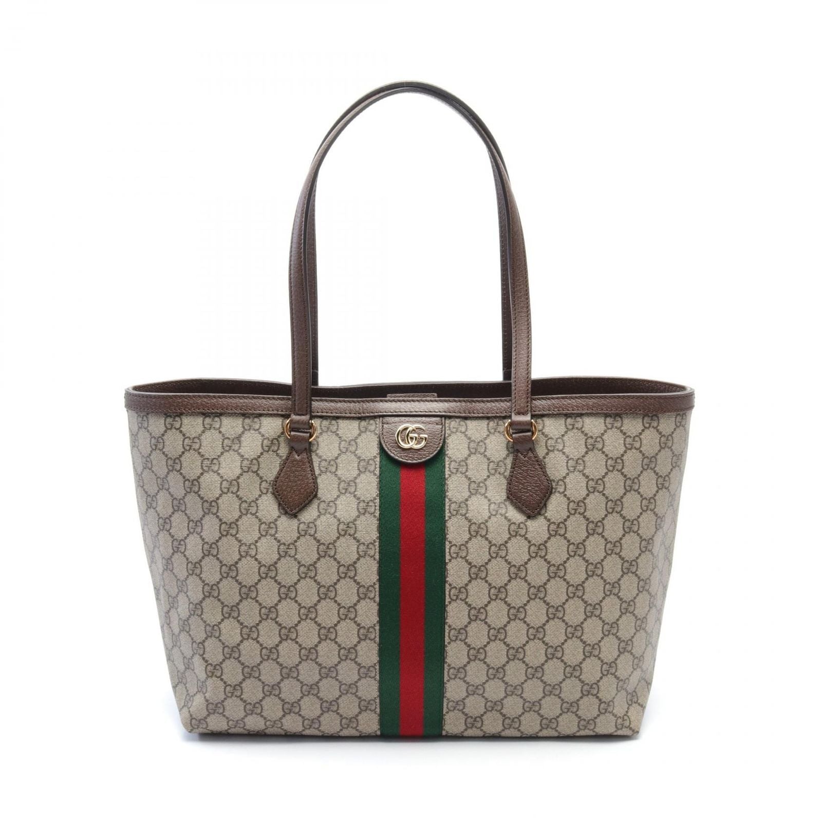 Gucci Tote Midi Amtote GG Spuri Beige Leather