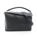 Loewe Puzzle Edge 2-Way Black Leather Shoulder