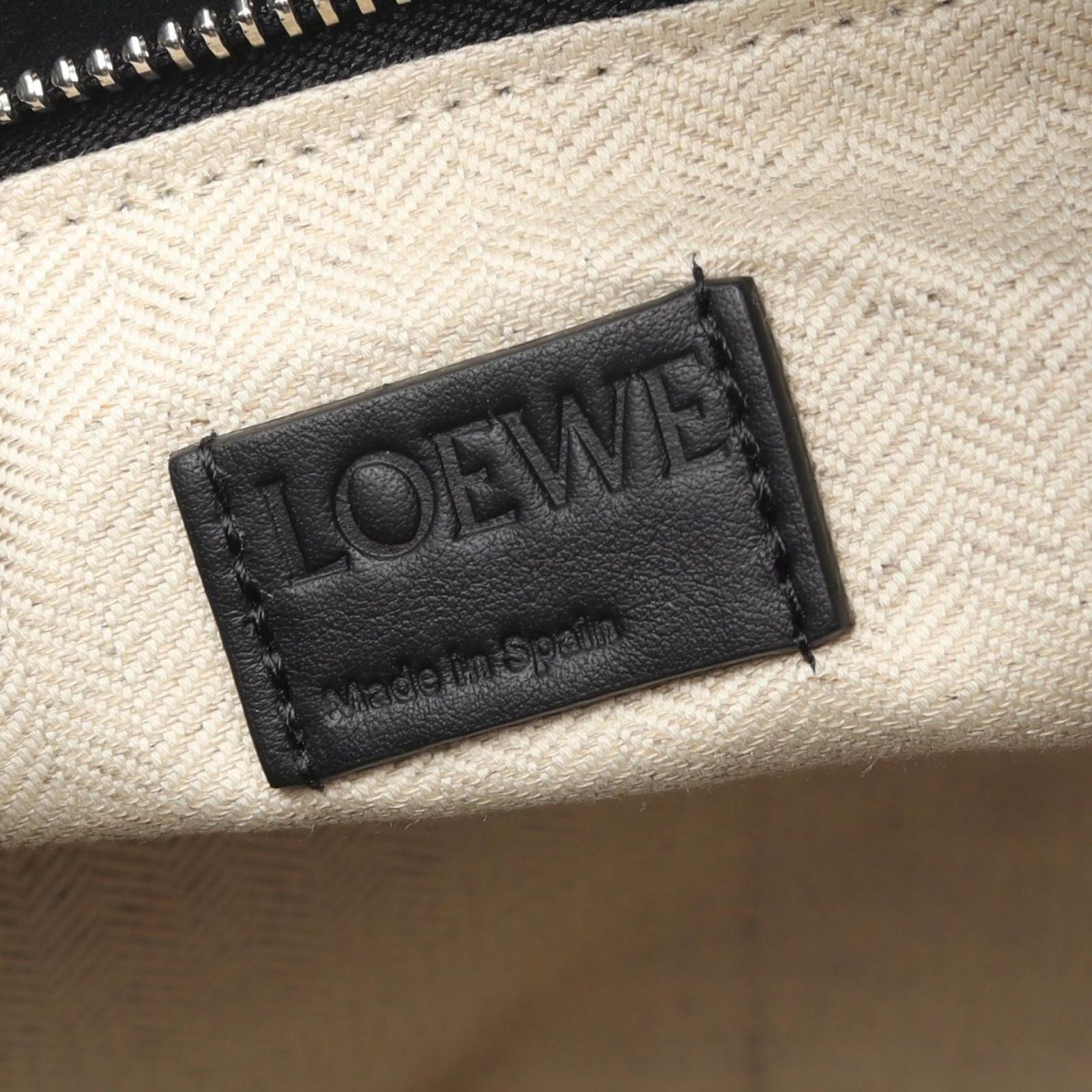 Loewe Puzzle Edge 2-Way Black Leather Shoulder — view 4