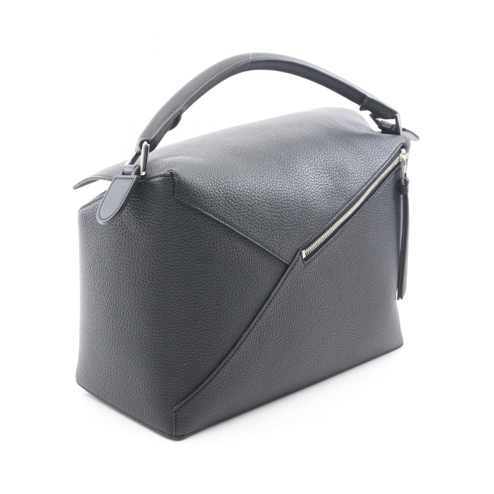 Loewe Puzzle Edge 2-Way Black Leather Shoulder — view 2