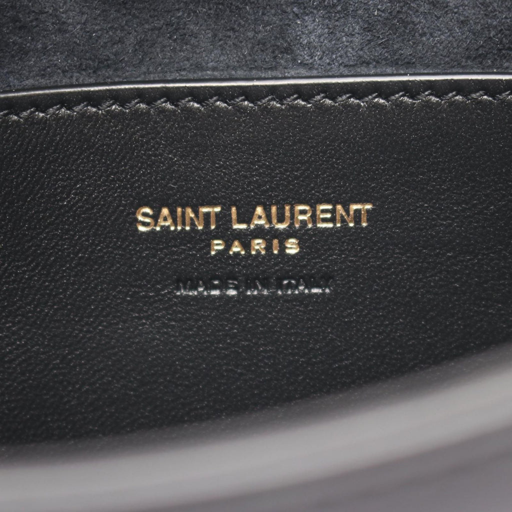 Saint Laurent Sanro Lampari Paris Handbag Mini le 5 a 7 Black Leather — view 4