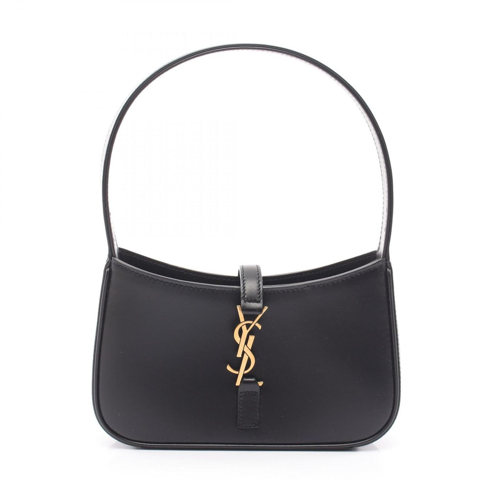 Saint Laurent Sanro Lampari Paris Handbag Mini le 5 a 7 Black Leather
