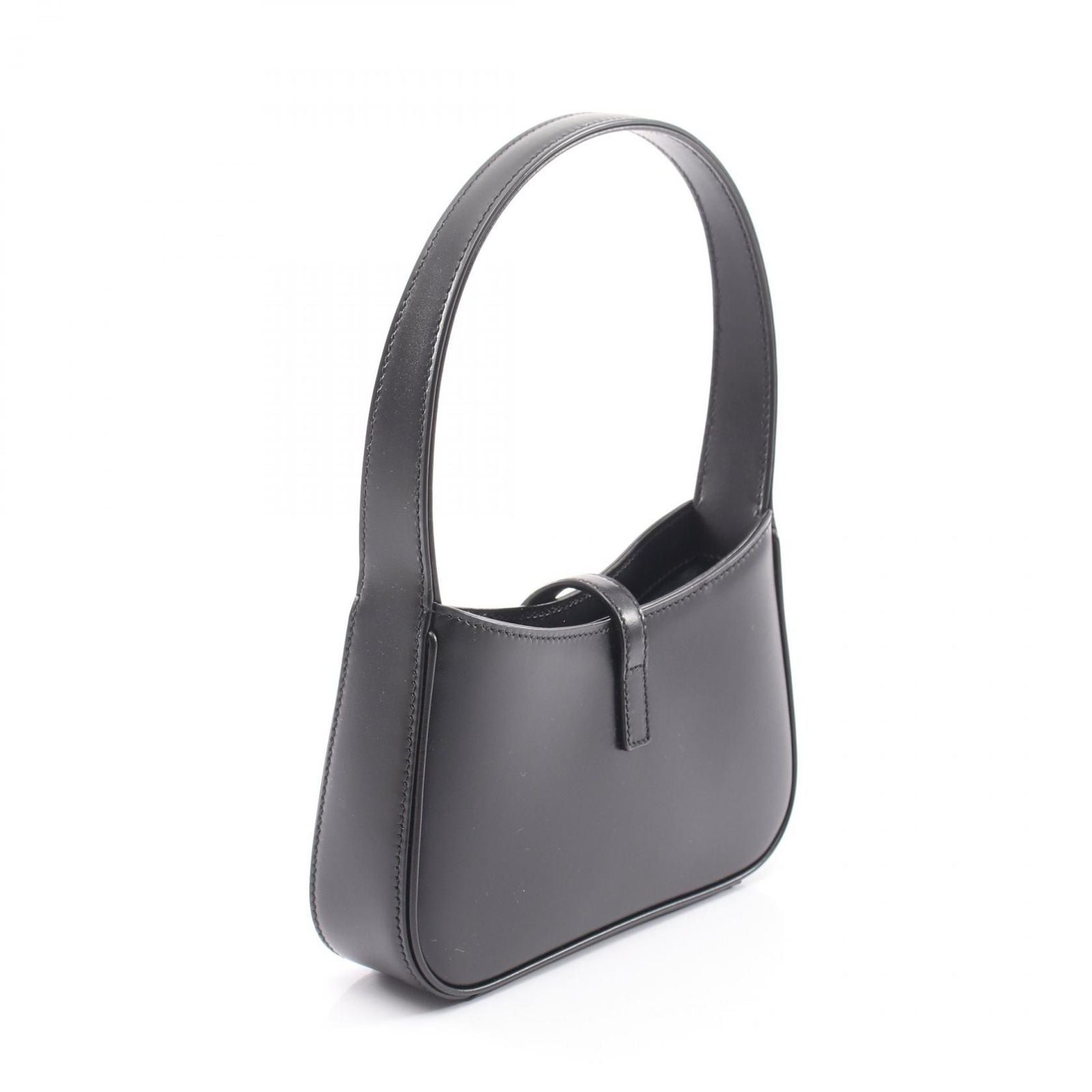Saint Laurent Sanro Lampari Paris Handbag Mini le 5 a 7 Black Leather — view 2