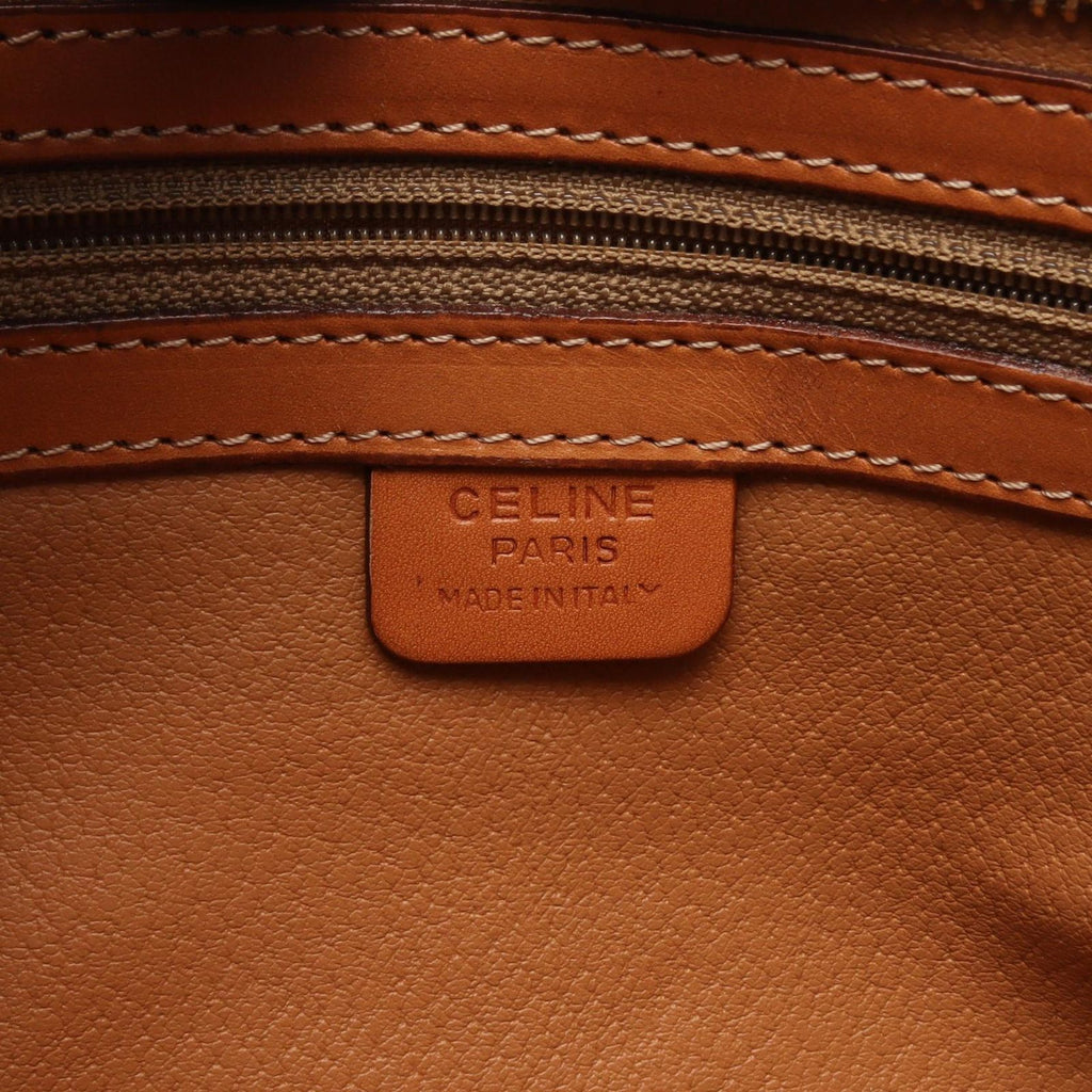 Celine Tote Macadam brown Leather Shoulder — view 4