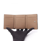 Loewe Tri Foldwallet Anagram Trypho Ludo Wallet Gray Ju Leather — view 3