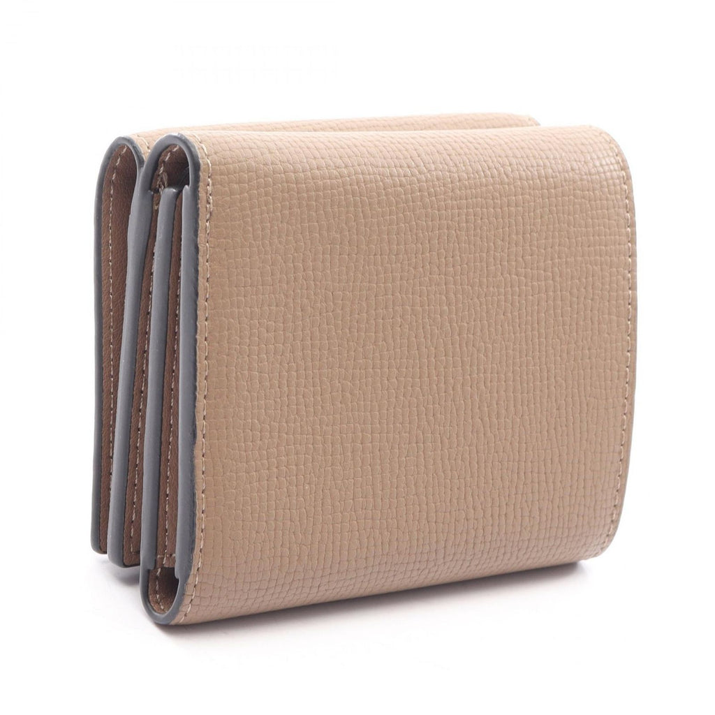 Loewe Tri Foldwallet Anagram Trypho Ludo Wallet Gray Ju Leather — view 2