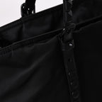 Prada Nylon Shoulder Bag Black Studded 2-Way Matte — view 5