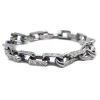 Louis Vuitton Bracelet Mini Monogram Chain Silver — view 4