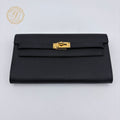 Hermes Kelly Long Tougo Epsom Black Gold