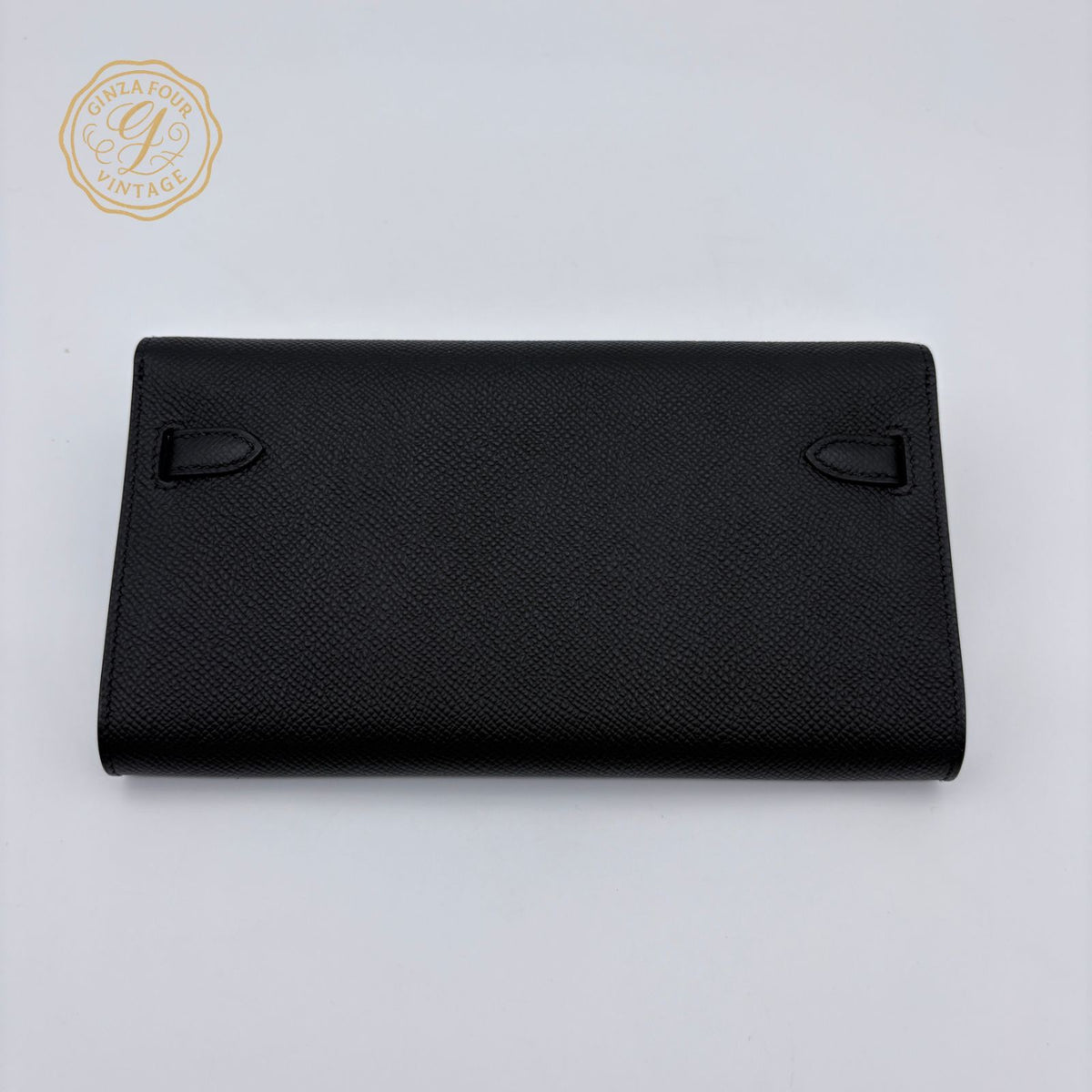 Hermes Kelly Long Tougo Epsom Black Gold — view 2