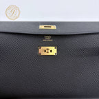 Hermes Kelly Long Tougo Epsom Black Gold — view 8